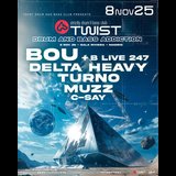 Bou & Delta Heavy & Turno & Muzz @ La Riviera | D&B Addiction Sabado 8 Noviembre 2025