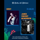Concierto BIRDY / JAMES VINCENT MCMORROW en Madrid Lunes 1 Julio 2024