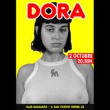 Concierto de Dora en Madrid Jueves 2 Octubre 2025