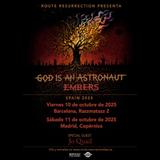 Concierto de God Is An Astronaut en Madrid Sabado 11 Octubre 2025 Concierto de God Is An Astronaut en Madrid Sabado 11 Octubre 2025