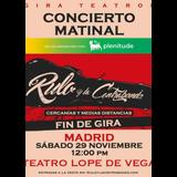 Concierto de Rulo y la Contrabanda en Madrid Sabado 29 Noviembre 2025