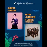 Concierto Julieta Venegas / Kevin Johansen + Liniers + The Nada en Madrid Sabado 13 Julio 2024