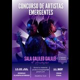CONCURSO DE ARTISTAS EMERGENTES 2025 Domingo 20 Julio 2025 CONCURSO DE ARTISTAS EMERGENTES 2025 Domingo 20 Julio 2025