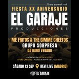 Fiesta XX Aniversario El Garaje Producciones Sabado 13 Septiembre 2025 Fiesta XX Aniversario El Garaje Producciones Sabado 13 Septiembre 2025