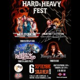 HARD & HEAVY FEST Sabado 6 Septiembre 2025 HARD & HEAVY FEST Sabado 6 Septiembre 2025