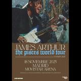 Concierto James Arthur en Madrid Martes 18 Noviembre 2025