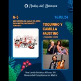 Concierto G-5 - Toquinho Y Camila Faustino + Yamandu Costa en Madrid Tuesday 16 July 2024