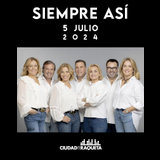 Concierto Siempre Así - XIV Festival Solidario de Música en Madrid Friday 5 July 2024
