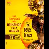 El Rey León, el musical en Madrid From Tuesday 21 May to Sunday 29 September 2024