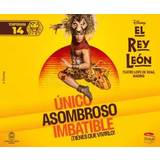 El Rey León From Tuesday 5 August to Tuesday 2 September 2025